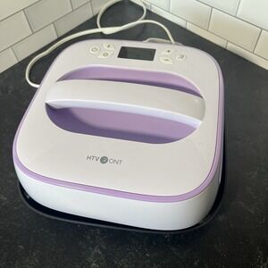 HTVRONT 10x10 Heat Press Machine Lavender Purple Portable T-Shirt Sublimation